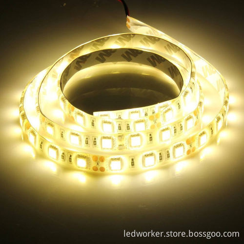 12V/24V Waterproof RGB CCT RGBCCT RGBW RGBWW LED Strip Lights - 5M 60LED Flexible Tape